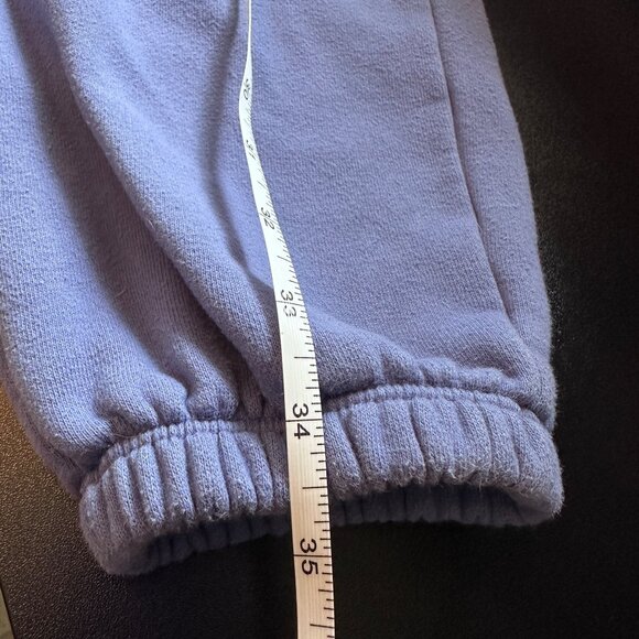 Champion Blue Fleece Sweatpants pockets XS Elastic Waistband 60% Cotton 40% Poly - Picture 8 of 9